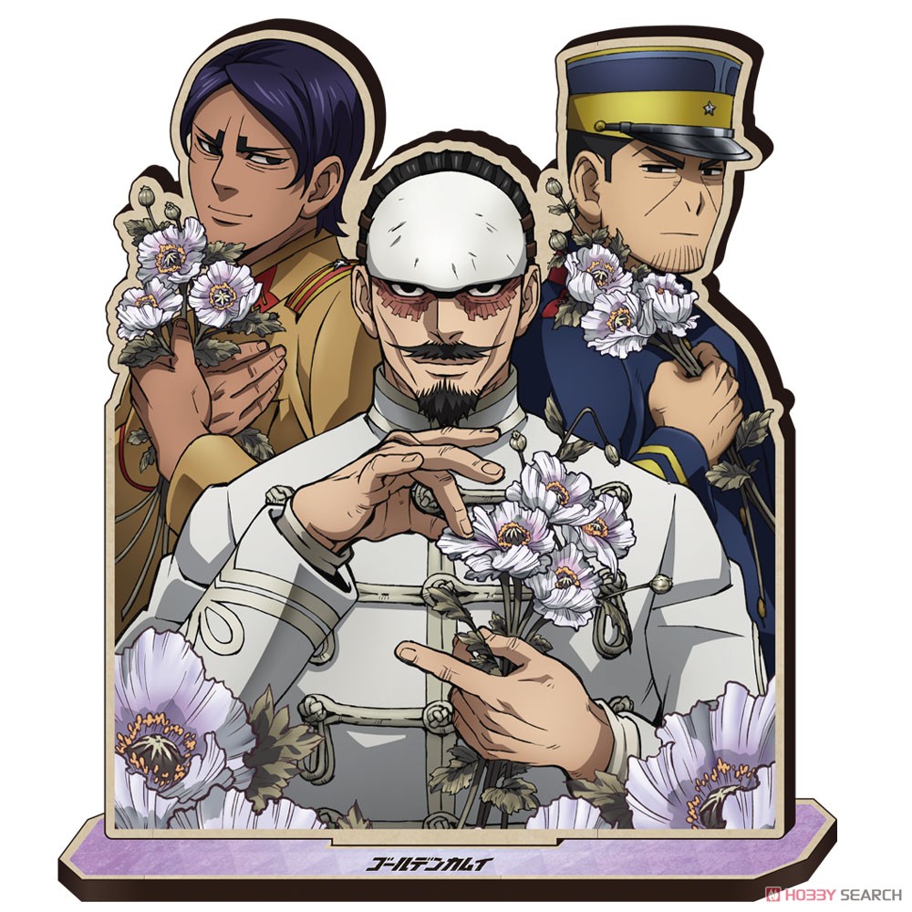 TV Animation [Golden Kamuy] Mokusta K [Lieutenant Tsurumi & SGT.Tsukishima & Second Lieutenant Koito] (Anime Toy) 商品画像1