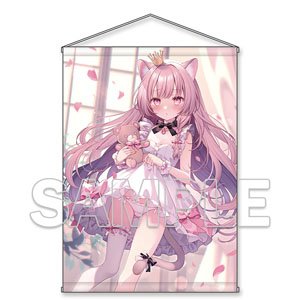 和錆描き下ろし ねこみみ少女タペストリー【B2】 (キャラクターグッズ)