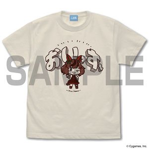 ウマ娘 プリティーダービー ナイスネイチャのおいっすー Tシャツ VANILLA WHITE M (キャラクターグッズ)