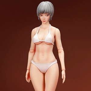 True 1 Toys 1/6 Jointed Female Doll Basic Set Gray Hair x Pale Skin (Fashion Doll)