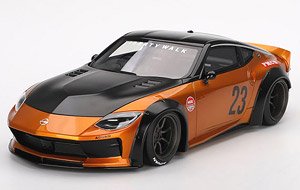 Nissan Z LB★NATION WORKS LB ゴールド (ミニカー)