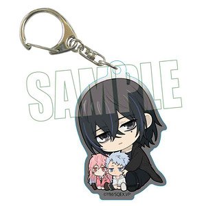 休日のわるものさん ぎゅぎゅっとアクリルキーホルダー ヨイヤミブラック (キャラクターグッズ)