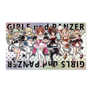 ガールズ＆パンツァー 最終章 描き下ろしデスクマット 小悪魔ウエイトレス (キャラクターグッズ)