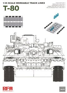 Winterketten Tracks for T-80 Series (Plastic model)