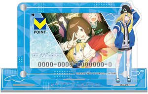 夜のクラゲは泳げない アクスタ付きカードスタンド 山ノ内花音 (キャラクターグッズ)