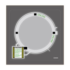 攻殻機動隊 S.A.C.シリーズ ONLINEサークルミラーステッカー (キャラクターグッズ)
