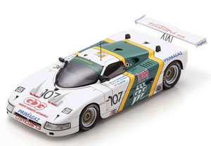 Spice SE87C No.107 Le Mans 24H 1990 P-A.Lombardi - D.Morin - F.de Lesseps (ミニカー)