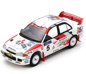 Mitsubishi Lancer EVOLUTION III No.5 8th Rally Hong Kong Beijing 1995 K.Shinozuka P.Kuukkala (ミニカー)