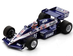 Ligier JS23 No.25 Brazil GP 1984 Francois Hesnault (ミニカー)