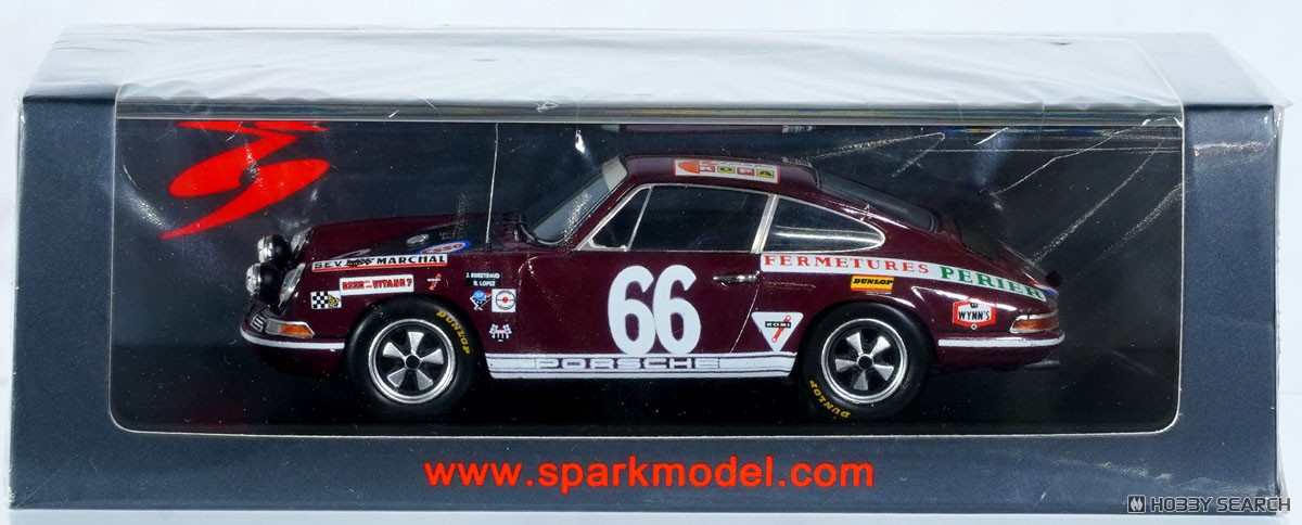 Porsche 911T No.66 Le Mans 24H 1969 J.Egreteaud - R.Lopez (ミニカー) パッケージ1