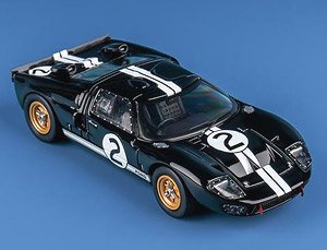 Ford GT40 Mk2 P / 1046 1966 Le Mans Winner #2 Black (Diecast Car)