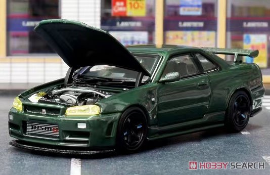 Nissan Skyline GT-R R34 (NISMO) CUSTOMIZED Dark Green (Diecast Car) その他の画像2