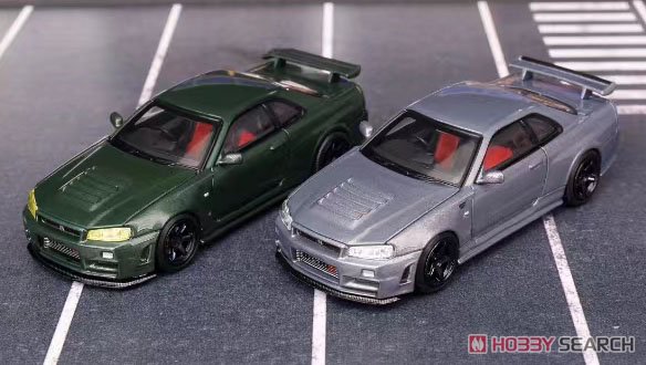 Nissan Skyline GT-R R34 (NISMO) CUSTOMIZED Dark Green (Diecast Car) その他の画像7