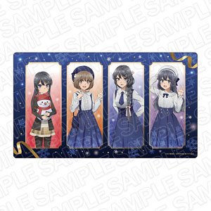[Rascal Does Not Dream of a Knapsack Kid] Rubber Desk Mat Snow Ver. (Anime Toy)