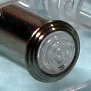 16番(HO) 私鉄用標識灯C (段付き・銀色メッキ済みライトケース) (鉄道模型)