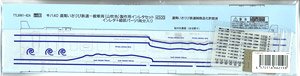 1/80(HO) Instant Lettering Set for Making KIHA40 South Hokkaido Railway General Car (Bright Yellow) (Instant Lettering + Detail Up Parts for 1-Car) (Model Train)