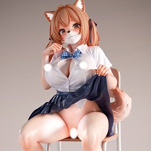肉感少女 発情期メスケモ同級生の誘惑 (1/4スケール) (フィギュア)