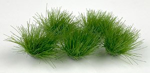 Grassland / Grass Height: 9mm (Deep Green) (26 Pieces) (Model Train)