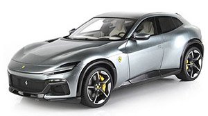 Ferrari Purosangue Diecast Full Open Panoramic Roof Grigio Titanio (ミニカー)