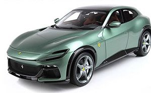 Ferrari Purosangue Diecast Full Open Verde Dora (ミニカー)