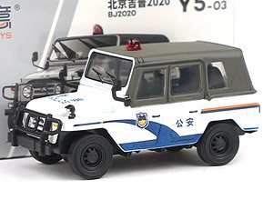 ジープ2020ソフトルーフ 警察オフロード (ミニカー)