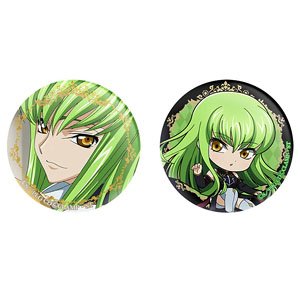 コードギアス 反逆のルルーシュ 「C.C.」 缶バッジセット (キャラクターグッズ)
