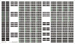 【国鉄・JR/N】 521系100番台 [トミーテック製品対応] (フィルムシール) (鉄道模型)