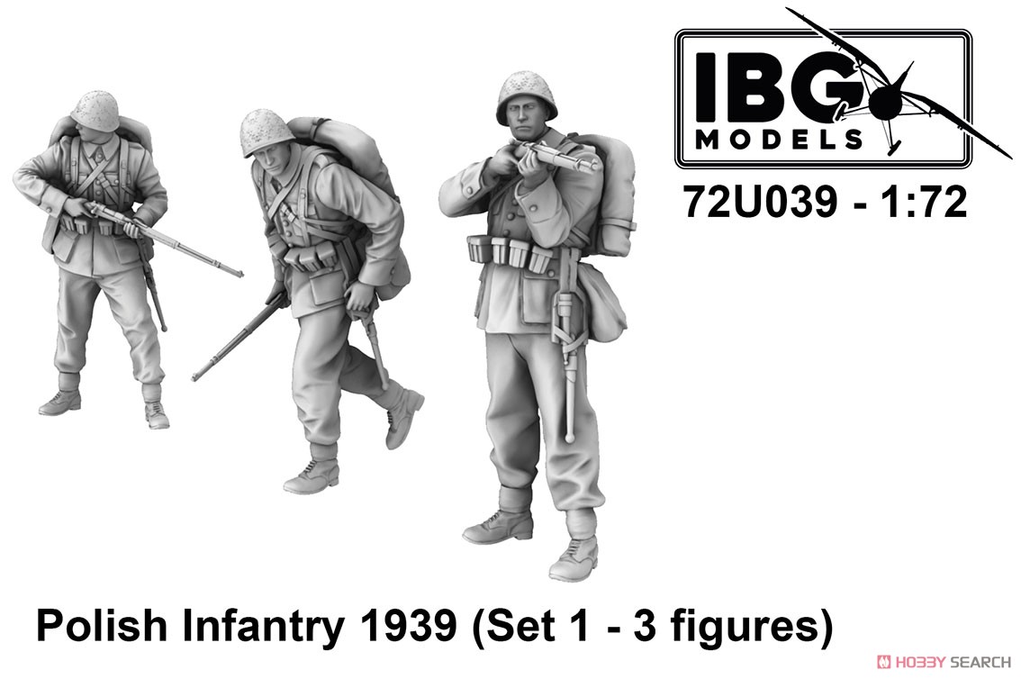 Polish Infantry 1939 Set 1 (Set of 3) (3D Printed) (Plastic model) その他の画像1