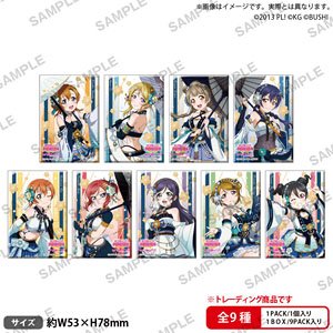 ラブライブ！スクールアイドルフェスティバル しかくい缶バッジコレクション μ`s ビー玉ver. (9個セット) (キャラクターグッズ)
