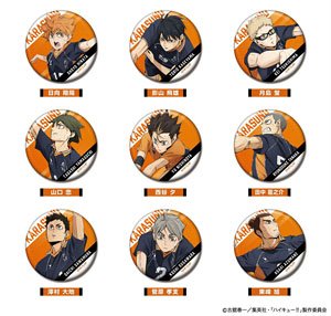 CANバッジ 劇場版ハイキュー!! ゴミ捨て場の決戦 Vol.2 烏野高校 (9個セット) (キャラクターグッズ)