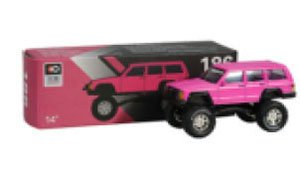 Jeep Cherokee Pink (Diecast Car)