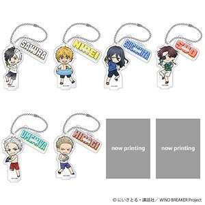 Wind Breaker Acrylic Key Ring w/Stand Collection (Set of 8) (Anime Toy)