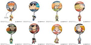 ハイキュー!! トレーディングチャーム付き缶バッジ VOL.1 (8個セット) (キャラクターグッズ)