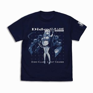 Azul Lane Dido T-Shirt Navy M (Anime Toy)