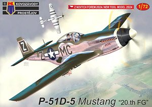 P-51D-5 Mustang `20.th FG` (Plastic model)