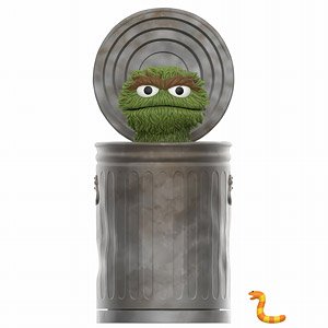 ReAction/ Sesame Street: Oscar the Grouch with Slimey (Completed)