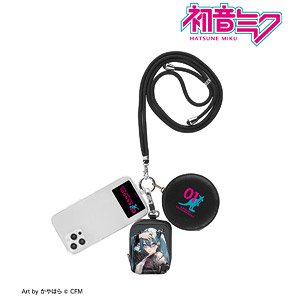 Hatsune Miku KANGOL(R) Collabo [Especially Illustrated] Vol.1 Hatsune Miku Art by Kayahara 3 in a row Shoulder Pouch (Anime Toy)