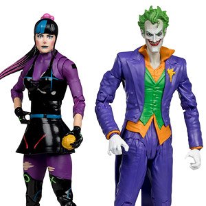 DC Comics - DC Multiverse: 7 Inch Action Figure - The Joker & Punchline [Comic] (Completed)