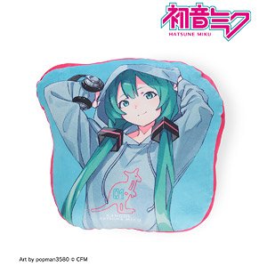 Hatsune Miku KANGOL(R) Collabo [Especially Illustrated] Vol.2 Hatsune Miku Art by popman3580 Die-cut Cushion (Anime Toy)