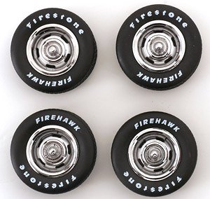 Tire Set with rims USA (Diecast Car)