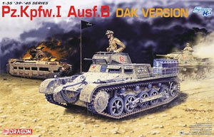 Pz.Kpfw.I Ausf.B Dak Version w/Magic Track/Interior Parts (Plastic model)