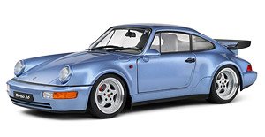 ポルシェ 911 (964) ターボ 1990 (ブルー) (ミニカー)