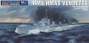 WW.I-II HMS/HMAS Vendetta W & V Class Destroyer (Plastic model)