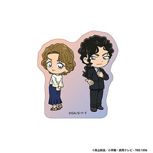 Detective Conan Sticker Momiji Ooka & Muga Iori (Anime Toy)