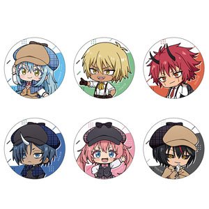 That Time I Got Reincarnated as a Slime Can Badge (Detective Costume) (Set of 6) (Anime Toy)