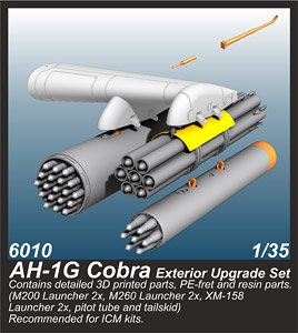 AH-1G Cobra exterior upgrade set (for ICM) (Plastic model)