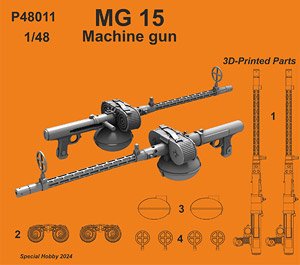 MG 15 Machine Gun (Set of 2) (Plastic model)