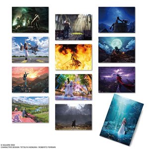 Final Fantasy VII Rebirth Mini Clear Poster (Set of 12) (Anime Toy)