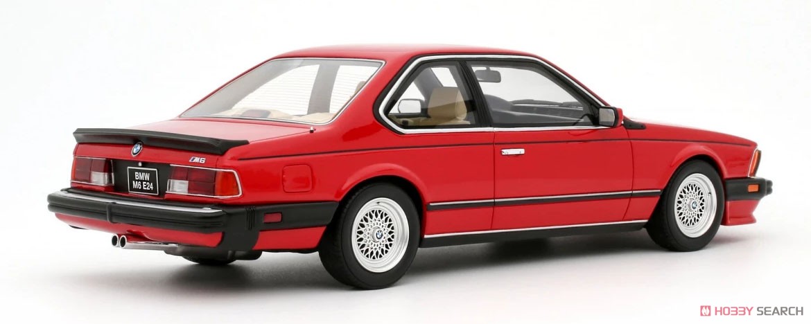 BMW E24 M6 1986 (レッド) (ミニカー) 商品画像2