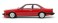 BMW E24 M6 1986 (レッド) (ミニカー) 商品画像3 サムネイル